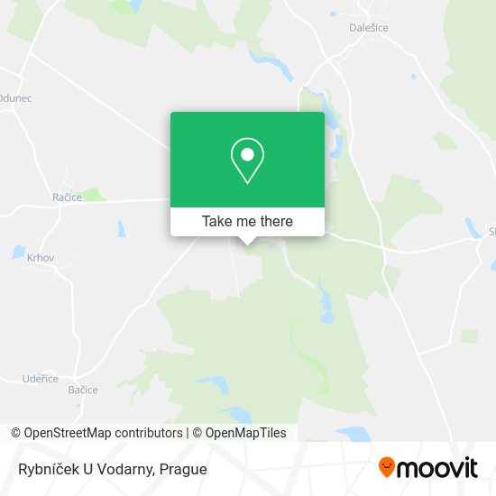 Rybníček U Vodarny map