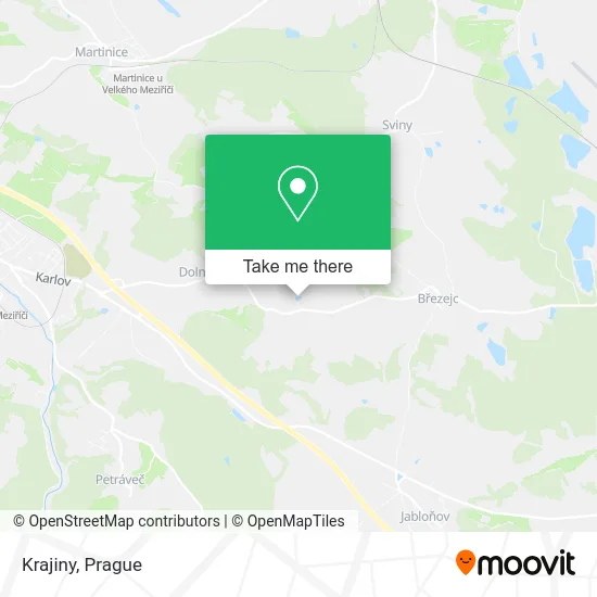 Карта Krajiny