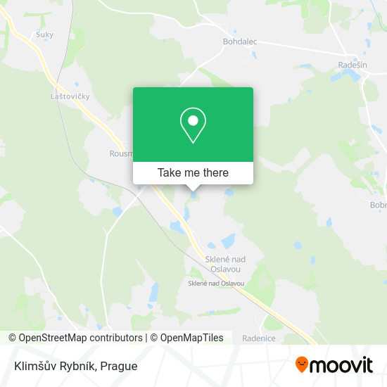 Klimšův Rybník map