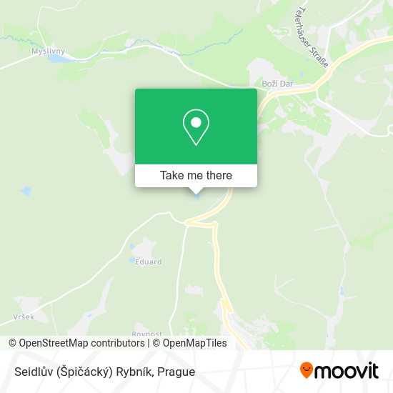 Seidlův (Špičácký) Rybník map