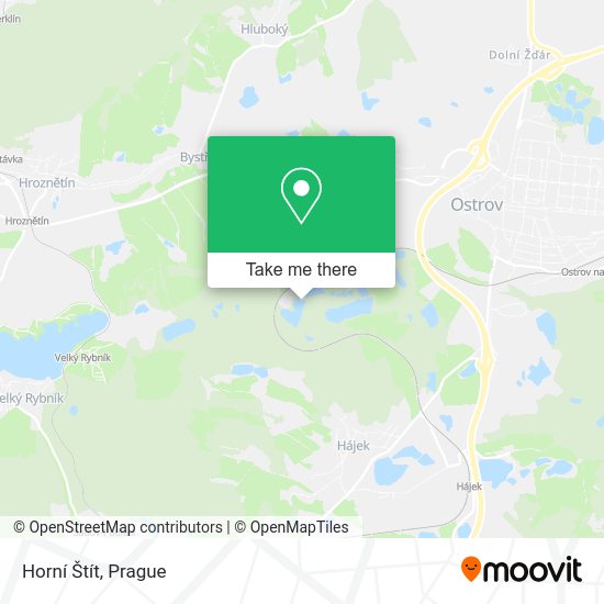 Horní Štít map