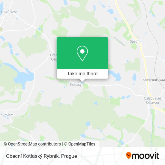 Obecní Kotlaský Rybník map