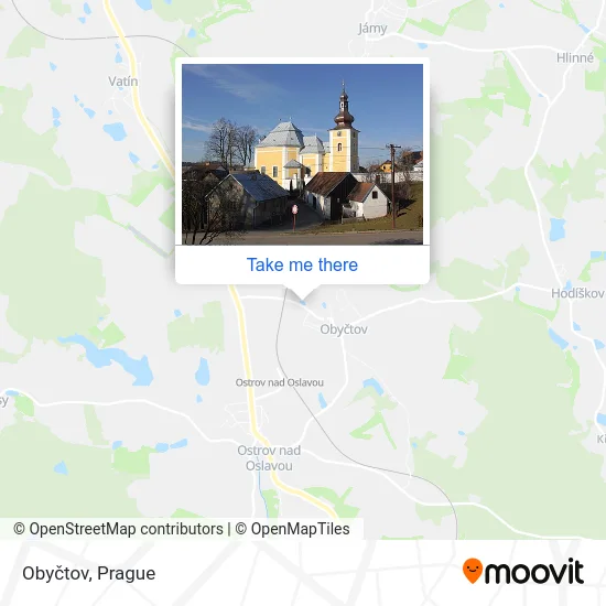 Карта Obyčtov