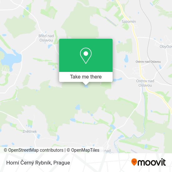 Horní Černý Rybník map