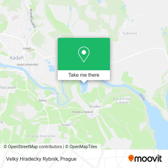 Velký Hradecky Rybnik map
