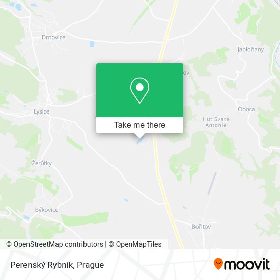 Perenský Rybník map