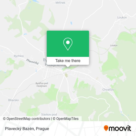 Plavecký Bazén map