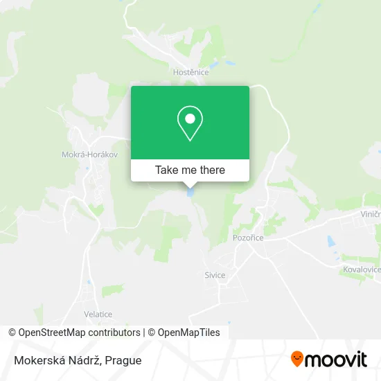 Карта Mokerská Nádrž