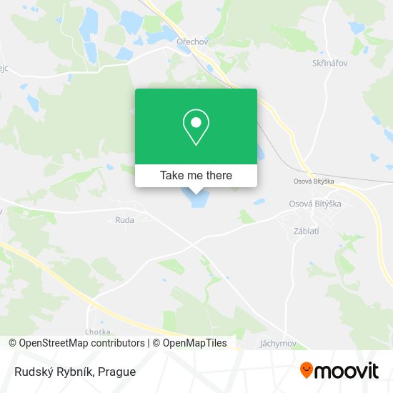 Rudský Rybník map