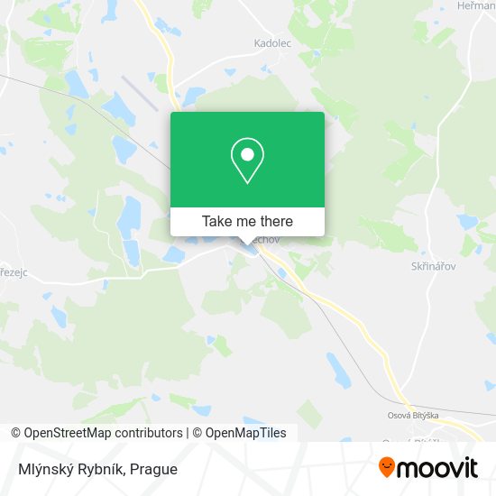 Mlýnský Rybník map