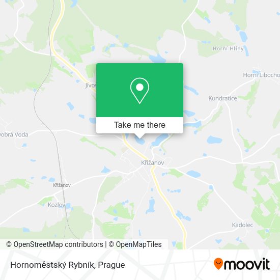 Hornoměstský Rybník map