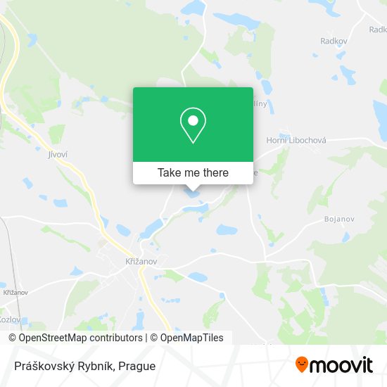 Práškovský Rybník map