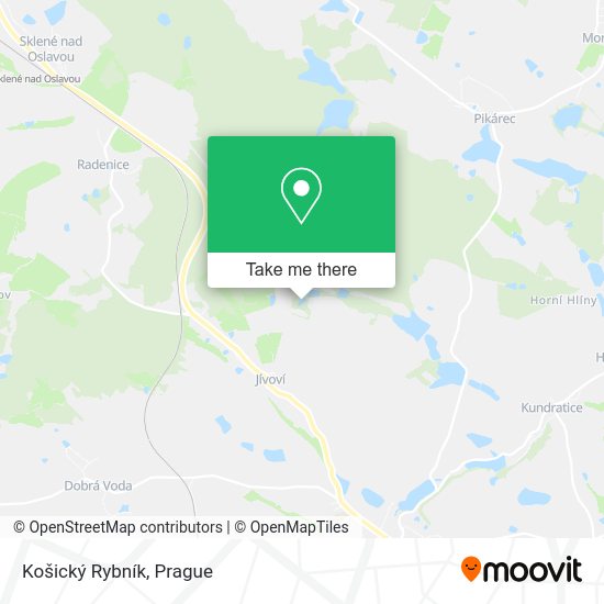 Košický Rybník map