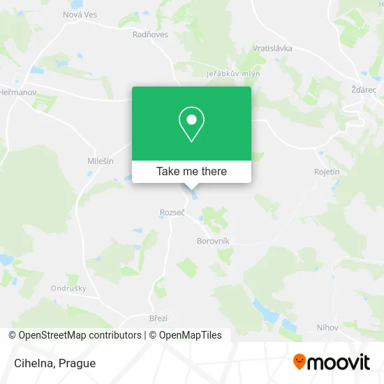 Карта Cihelna