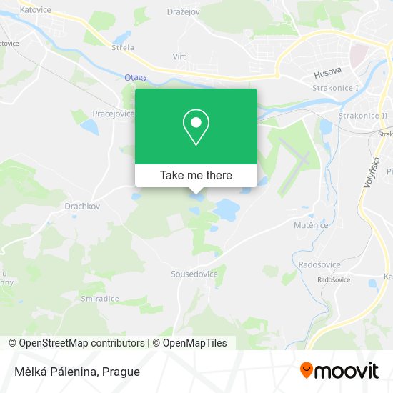 Mělká Pálenina map