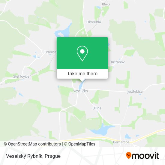 Veselský Rybník map
