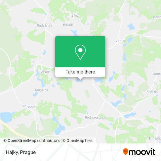 Карта Hájky