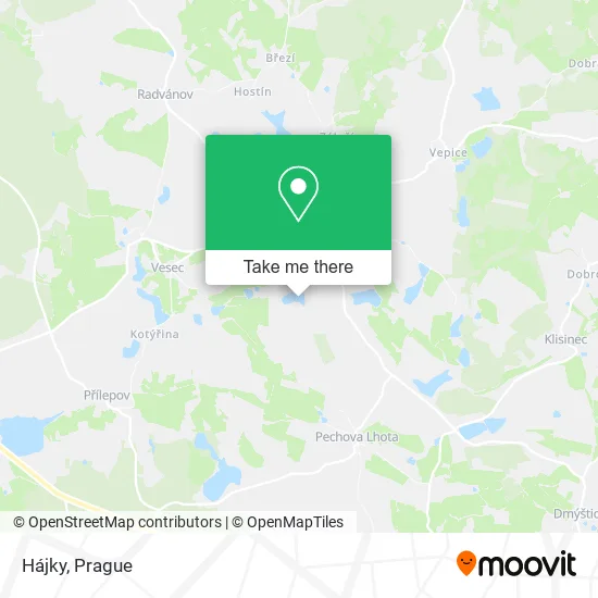 Карта Hájky