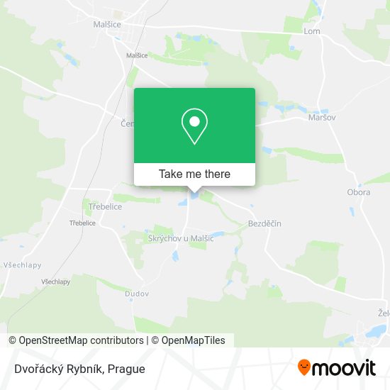 Dvořácký Rybník map