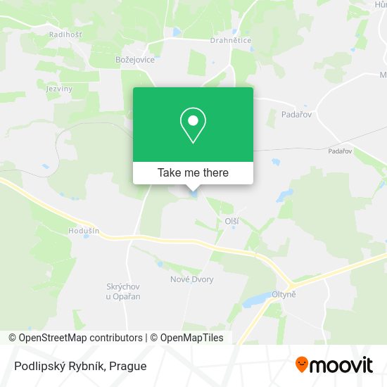 Podlipský Rybník map