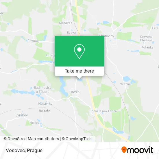 Карта Vosovec