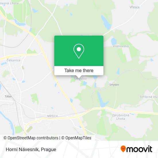 Horní Návesník map