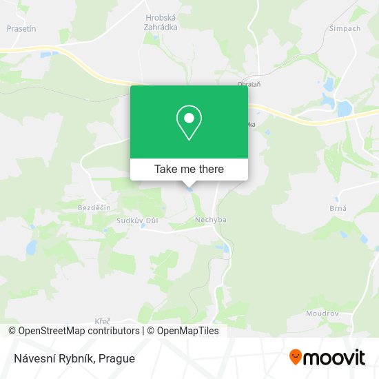 Návesní Rybník map