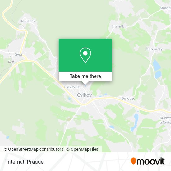 Карта Internát