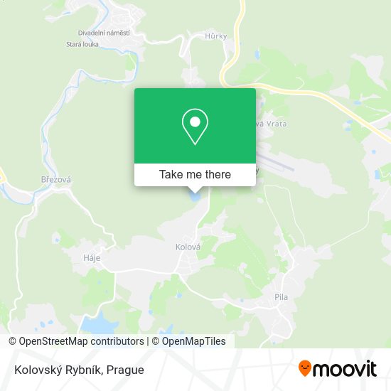 Kolovský Rybník map