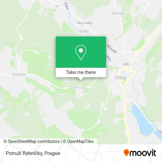 Pstruží Rybníčky map