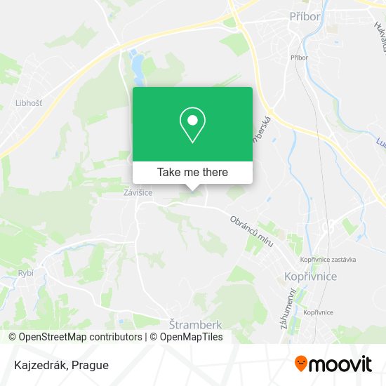 Карта Kajzedrák