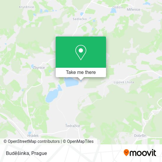 Buděšinka map