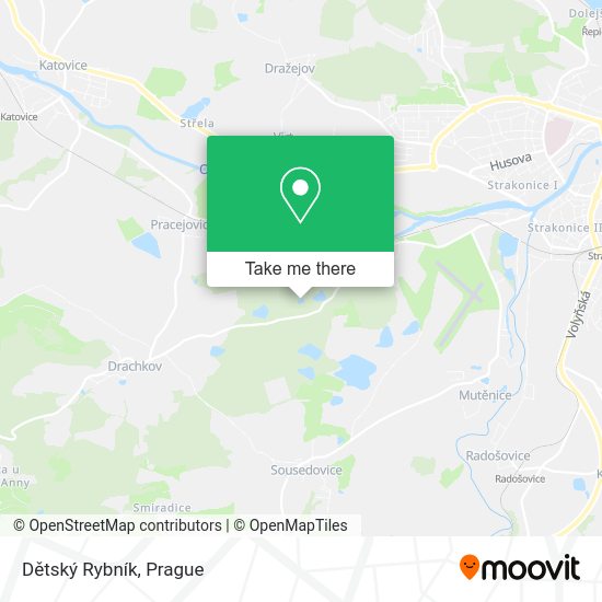 Dětský Rybník map