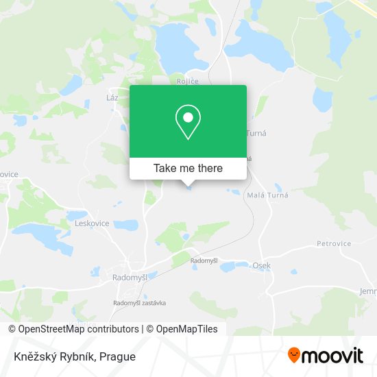 Kněžský Rybník map