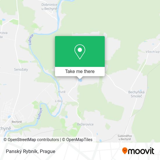 Panský Rybník map