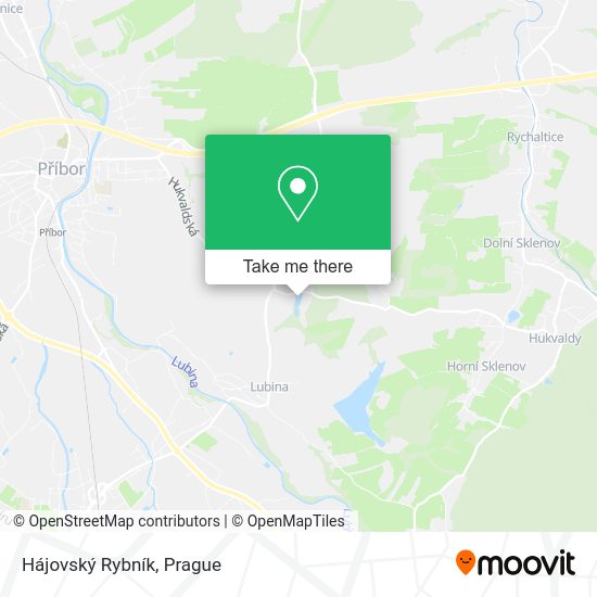 Hájovský Rybník map