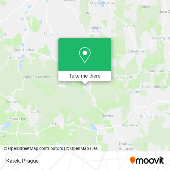 Карта Kátek