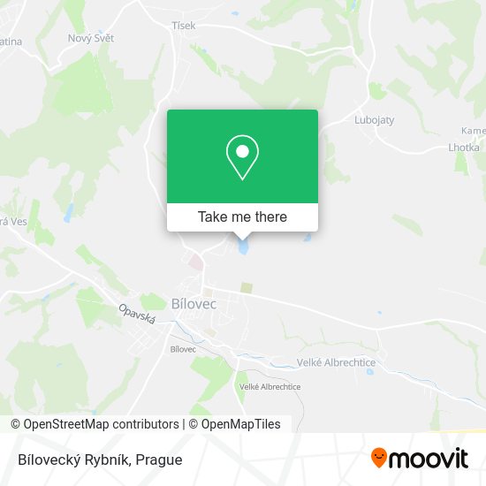 Bílovecký Rybník map