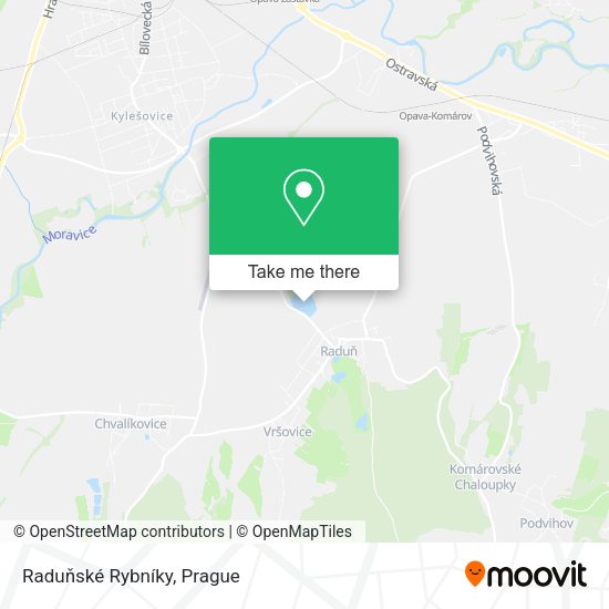 Raduňské Rybníky map