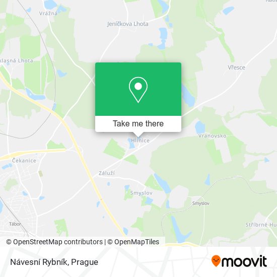 Návesní Rybník map