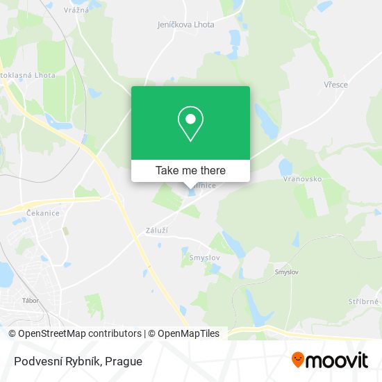 Podvesní Rybník map