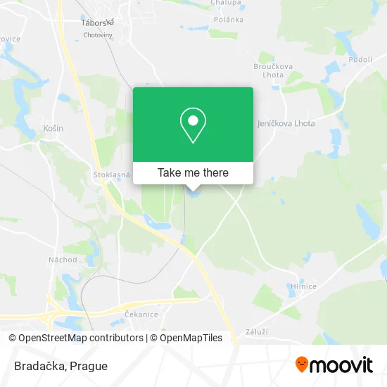 Карта Bradačka