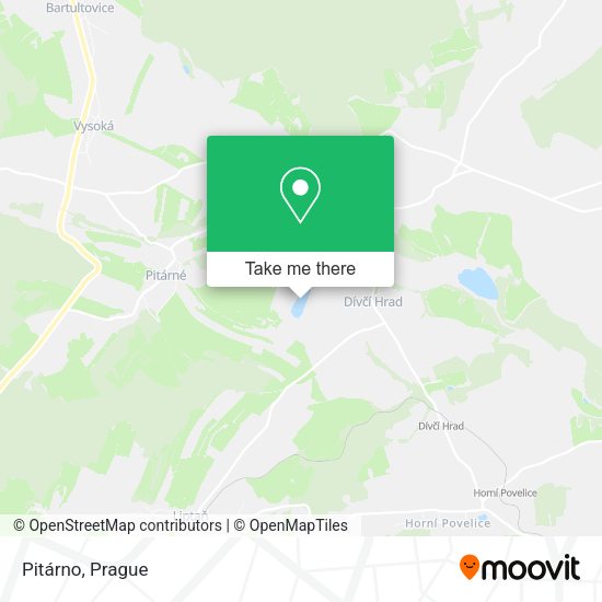 Карта Pitárno