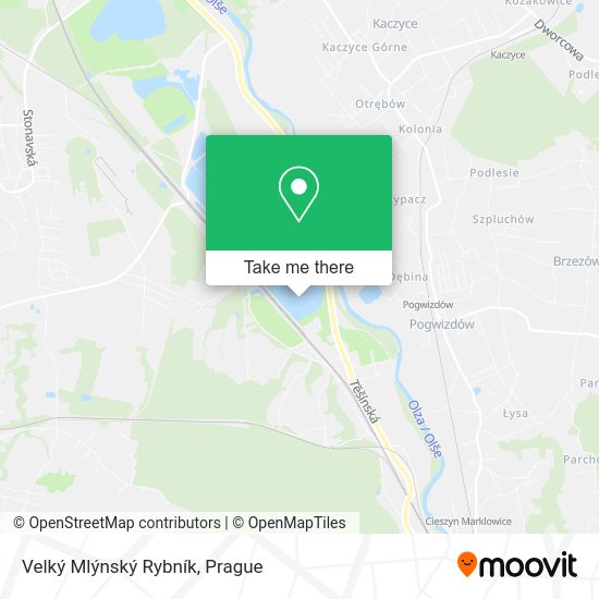 Velký Mlýnský Rybník map