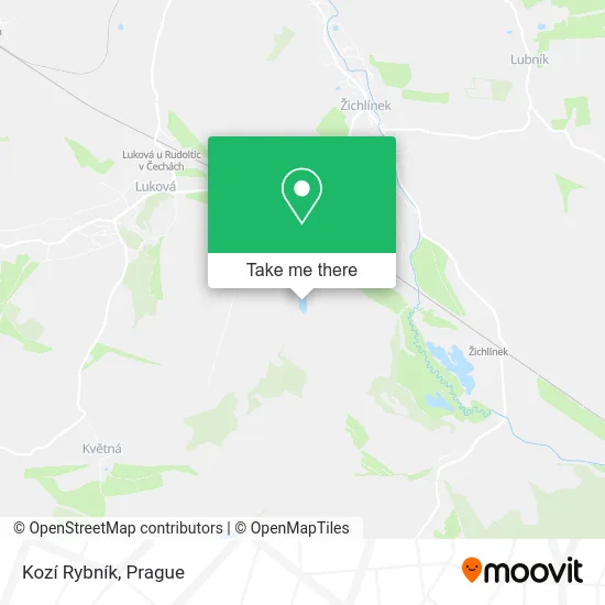 Карта Kozí Rybník