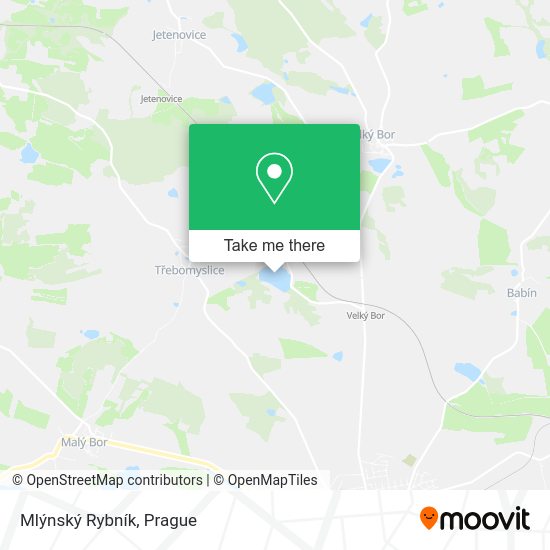 Mlýnský Rybník map