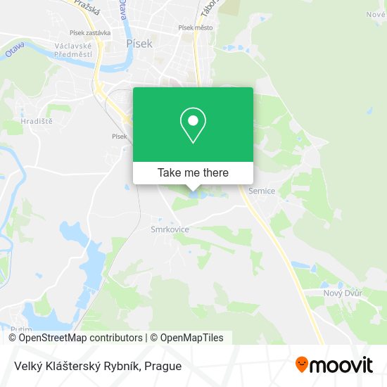 Velký Klášterský Rybník map
