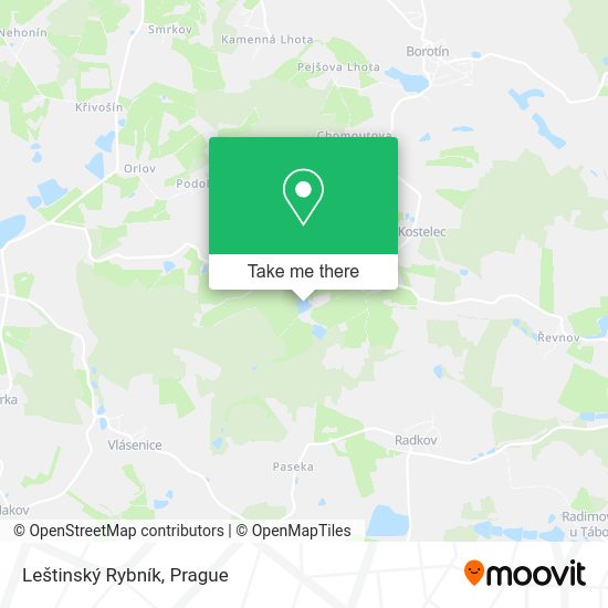 Leštinský Rybník map