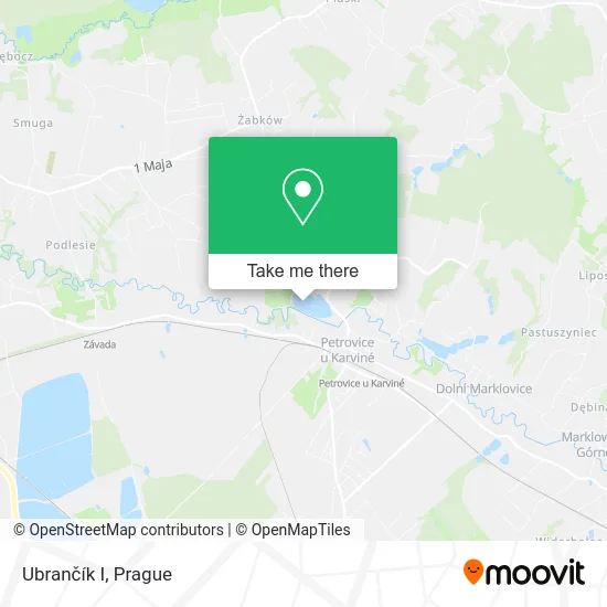 Карта Ubrančík I