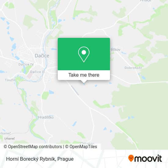 Horní Borecký Rybník map